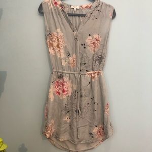 Light green floral dress